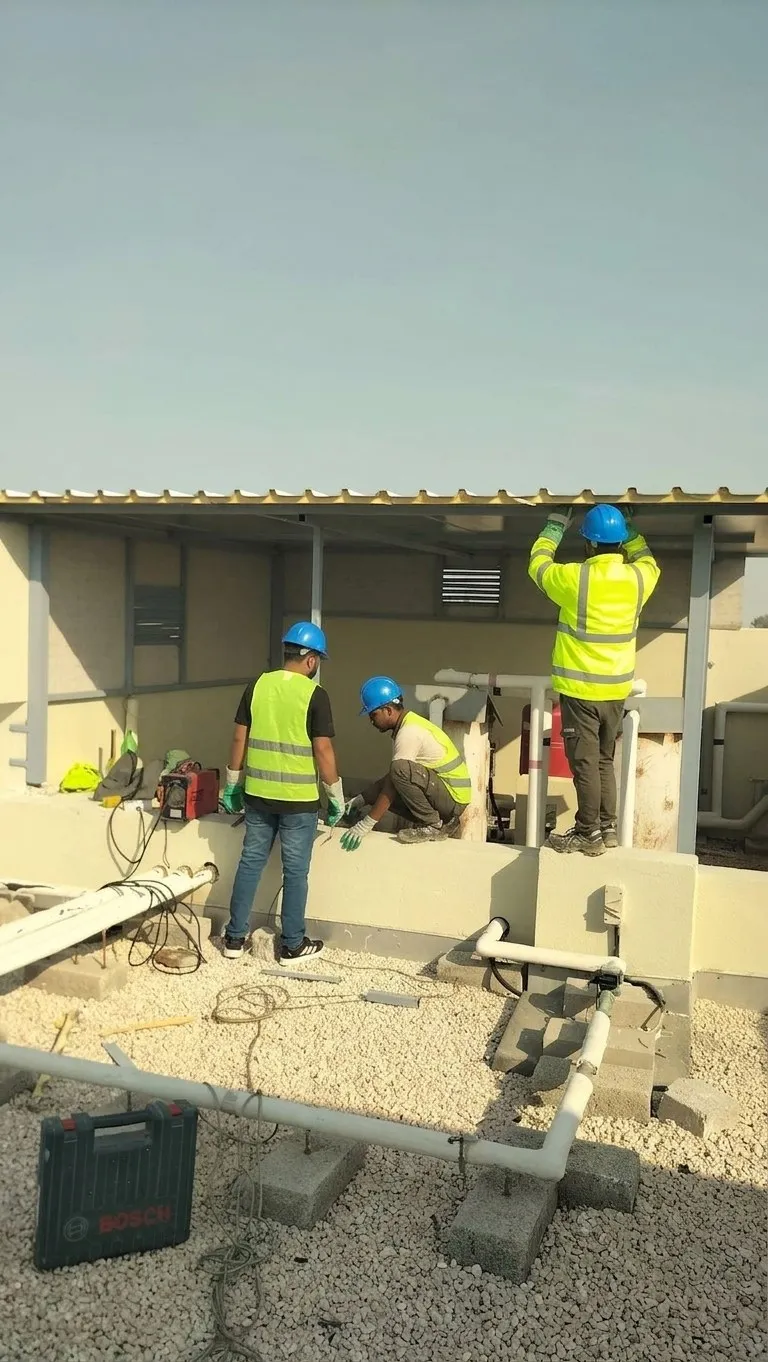 Civil works (tile works)