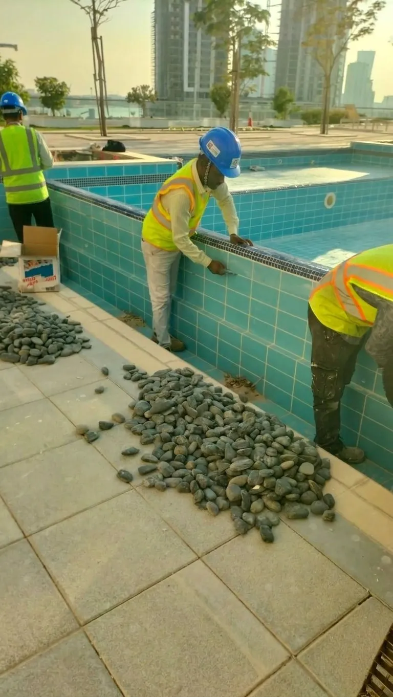 Civil works (tile works)
