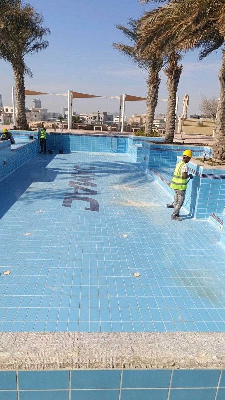 Civil works (tile works)