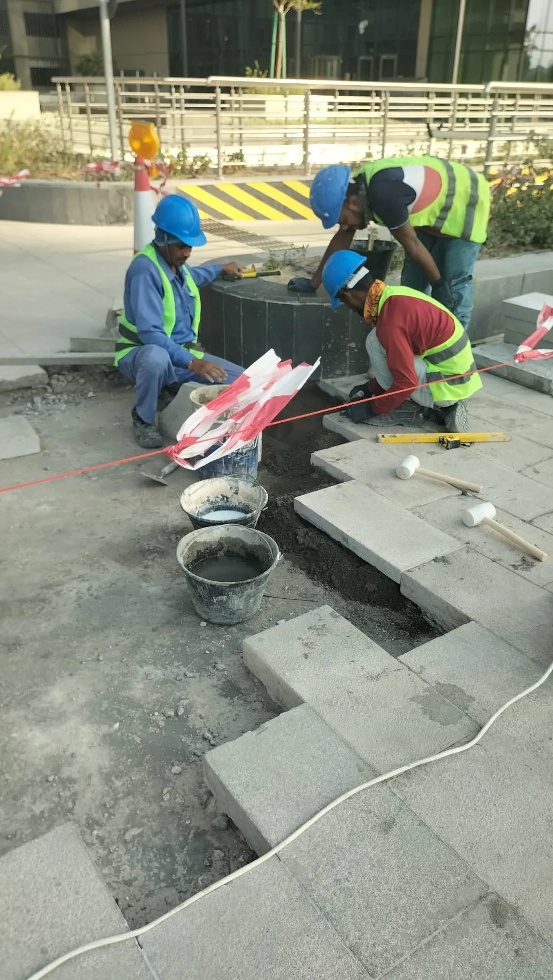 Civil works (tile works)